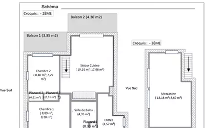 Appartement 4 pièces 58 m² · à Samoëns · 58 m² · 390 000 €