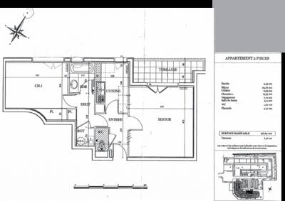 Location appartement 2 pièces Courbevoie (92400)