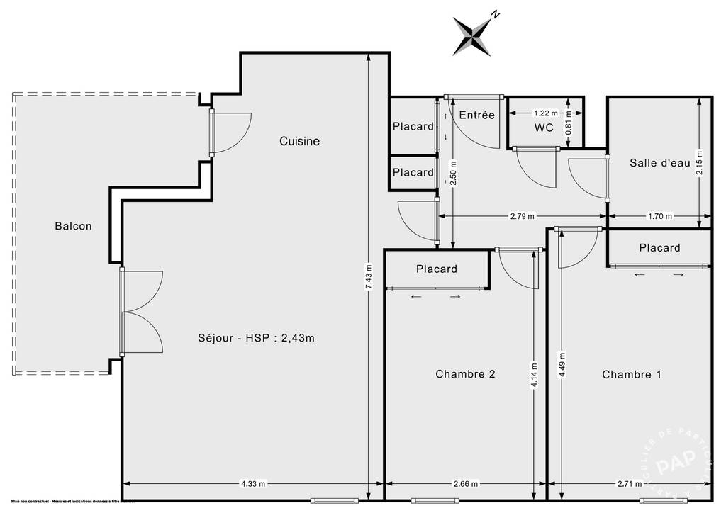 Vente Appartement Lattes (34970) 72&nbsp;m² 310.000&nbsp;&euro;