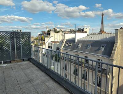 Location appartement studio Paris 16e