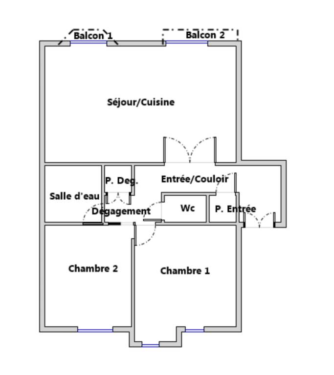 Appartement a louer paris-15e-arrondissement - 3 pièce(s) - 59 m2 - Surfyn