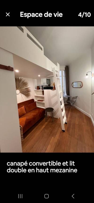 Vente appartement studio Paris 16e