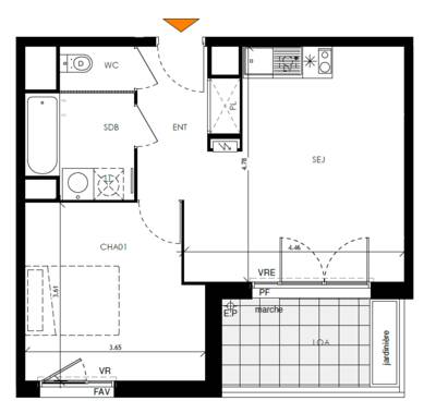 Location appartement 2 pièces Toulouse (31)