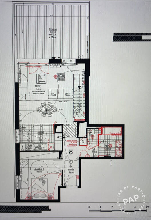 Appartement a louer meudon - 4 pièce(s) - 101 m2 - Surfyn