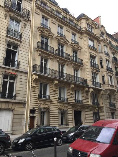 Location appartement studio Paris 17e