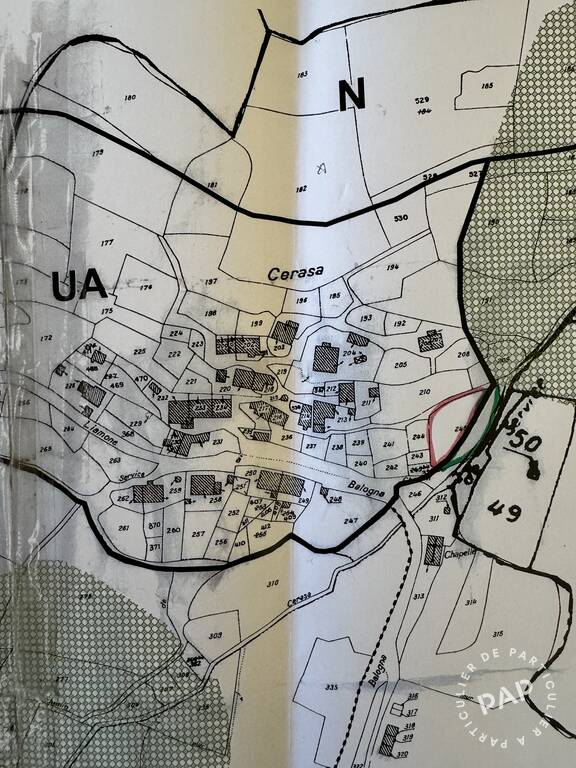 Vente terrain 747 m² Coggia (20118) 32.000 € Particulier à