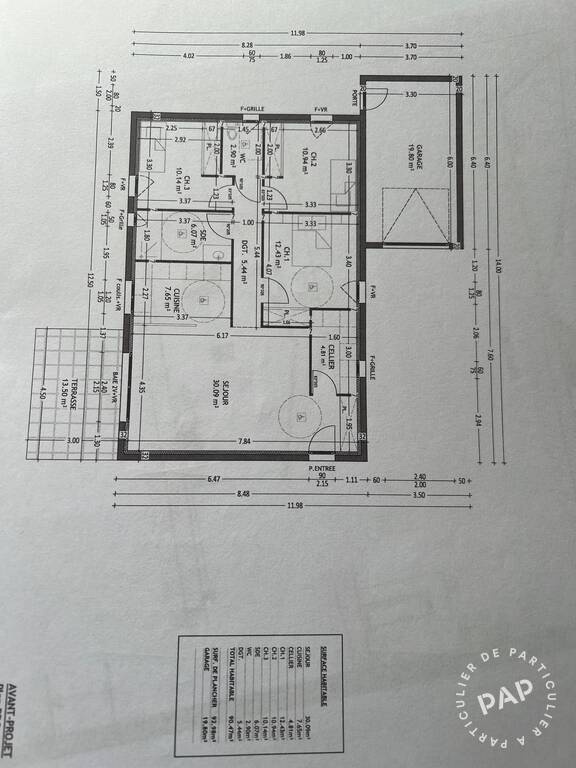 Vente maison 91 m² Vesseaux (07200) - 91 m² - 285.000 € | Particulier à Particulier — 9