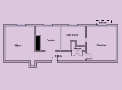 Location appartement 2 pièces Paris 15e