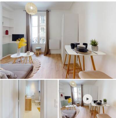 Location appartement 2 pièces Paris 9e