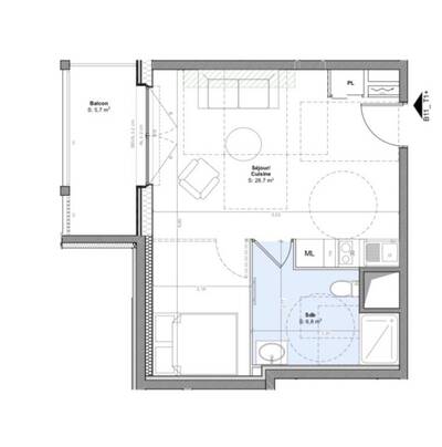 Vente appartement studio Orly (94310)
