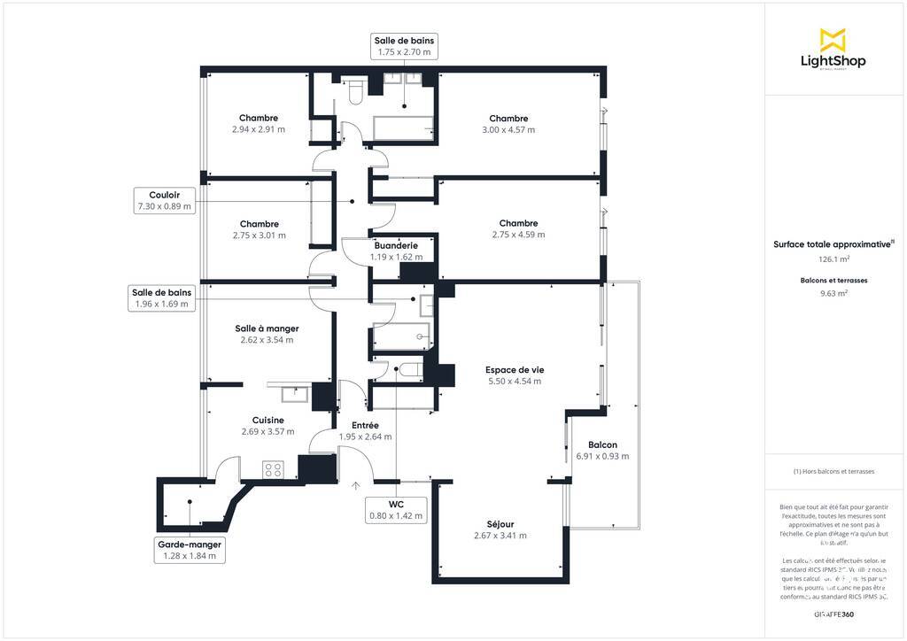 Vente appartement 6 pièces 126 m² Bailly (78870) - 126 m² - 526.000 € | Particulier à Particulier — 9