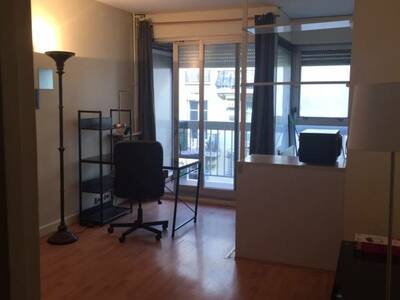 Location appartement studio Paris 16e