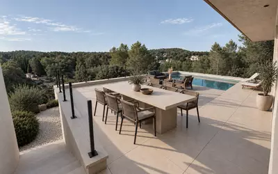 Rognes - Villa D’architecte Avec Vue Panoramique Et Piscine Suspendue