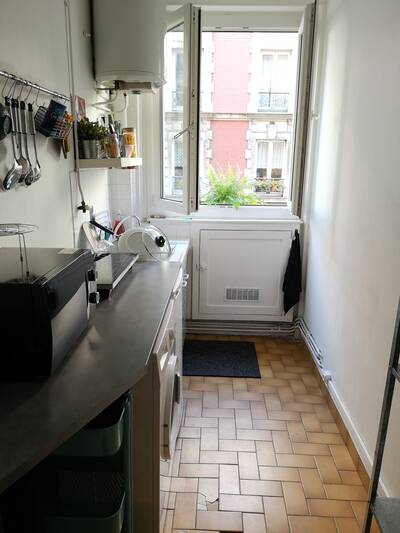 Location appartement studio Paris 19e