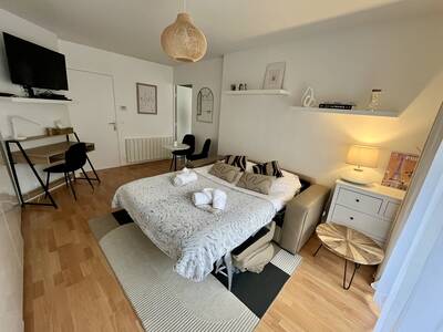 Location appartement studio Paris 16e