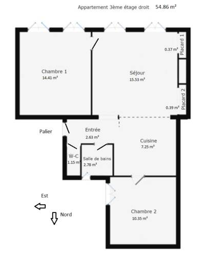 Vente appartement 3 pièces Le Havre (76)