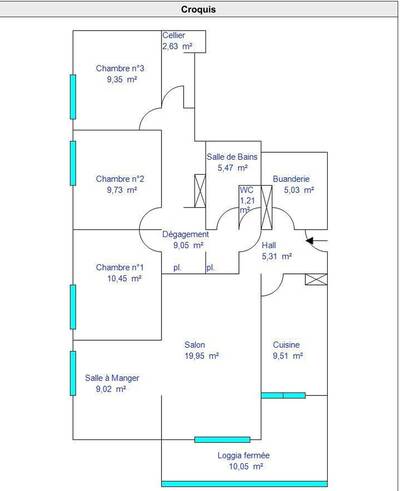 Vente appartement 5 pièces Toulon (83)
