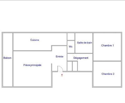 Location appartement 3 pièces Paris 14e