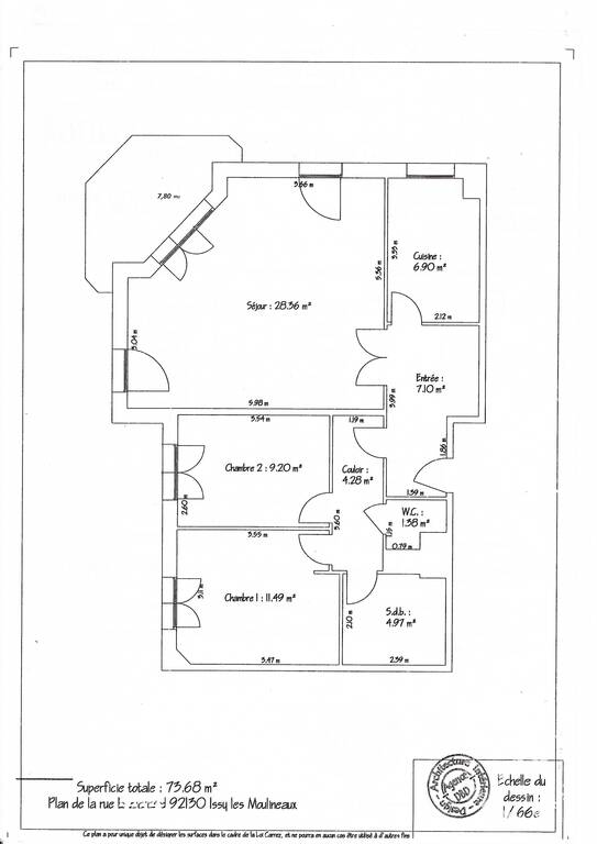Immobilier Issy-Les-Moulineaux (92130) 430.000 € 76 m²