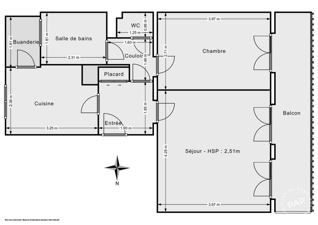 Vente Appartement Gagny (93220) 48&nbsp;m² 175.000&nbsp;&euro;