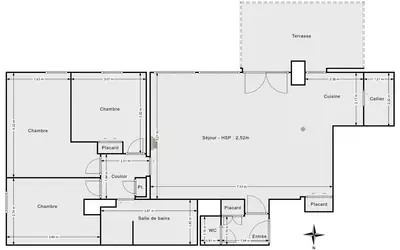 - Terrasse 17 M² + Box Fermé