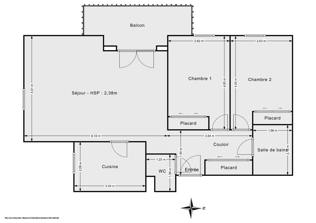 Vente Appartement Agen (47000) 65&nbsp;m² 115.000&nbsp;&euro;