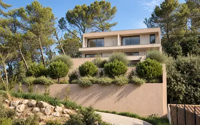 Rognes - Villa D’architecte Avec Vue Panoramique Et Piscine Suspendue