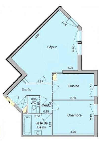 Location appartement 2 pièces Nogent-sur-Marne (94130)