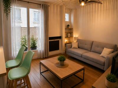 Location appartement 2 pièces Paris 20e