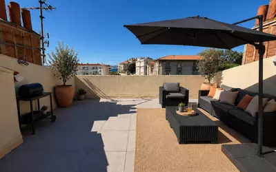 Marseille 7E-Catalans- Rooftop-Vue Mer.