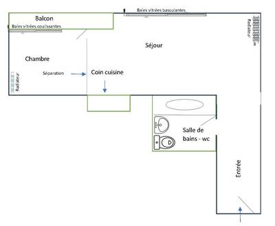 Vente appartement studio Pantin (93500)