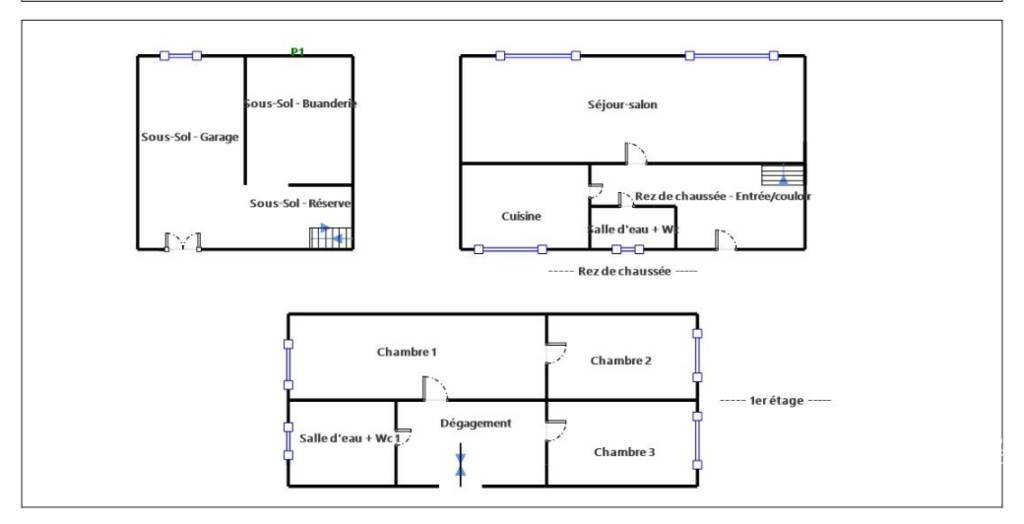 Maison a vendre  - 4 pièce(s) - 117 m2 - Surfyn