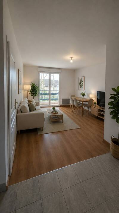 Vente appartement 2 pièces Mours (95260)