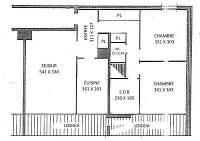 Vente appartement 3 pièces Chilly-Mazarin (91380)