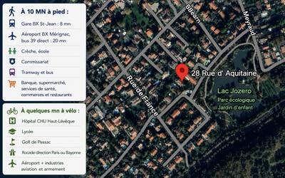 Vente maison 6 pièces Pessac (33600)