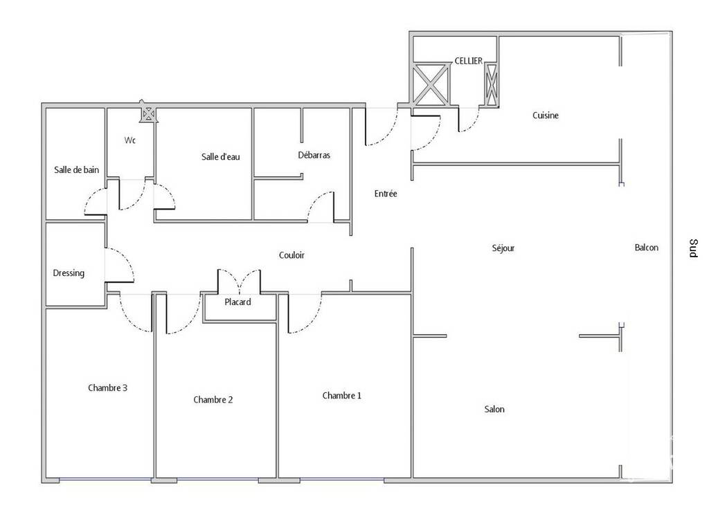Appartement a louer saint-gratien - 5 pièce(s) - 102 m2 - Surfyn