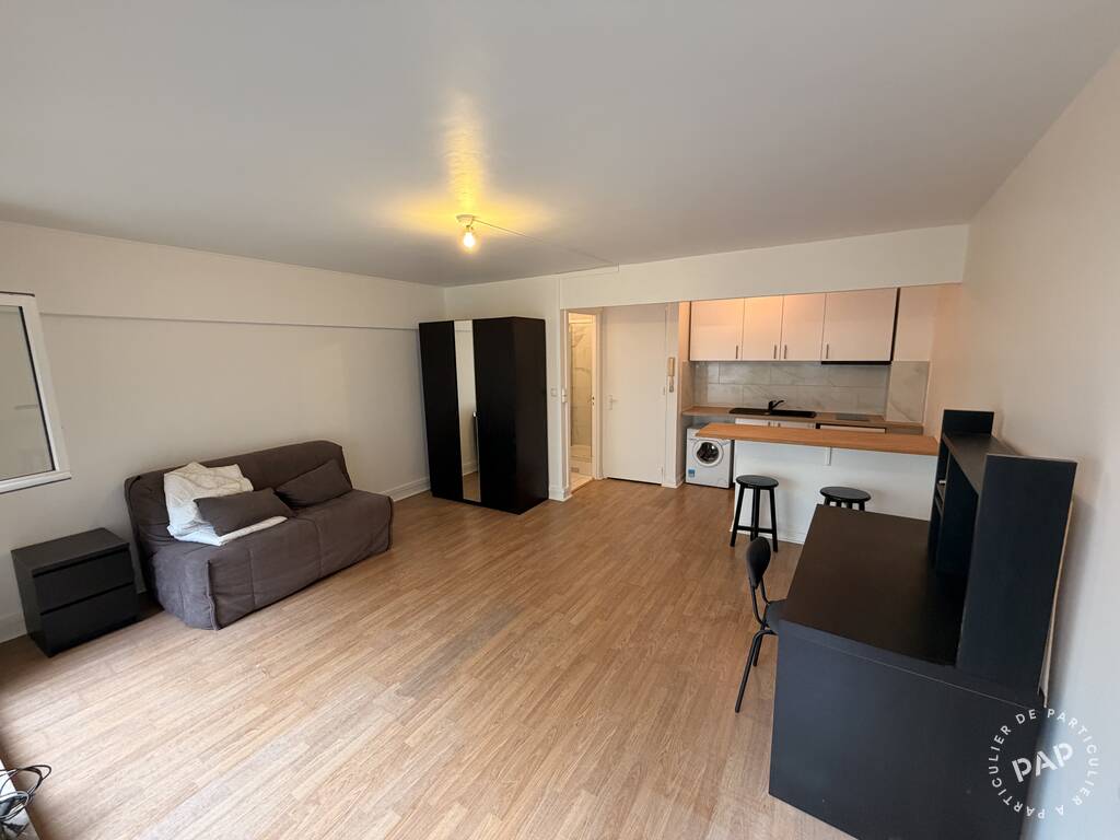 Location meublée studio 28 m² Paris 16E