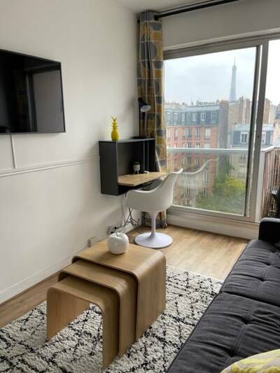 Location appartement studio Paris 16e