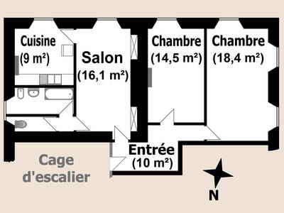 Location appartement 3 pièces Tardets-Sorholus (64470)