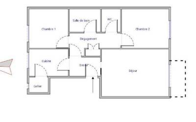 Location chambre en colocation 3 pièces Andrésy (78570)