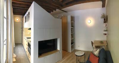 Location appartement studio Paris 4e