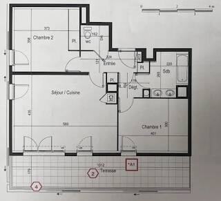 Vente appartement 3 pièces Montpellier (34)