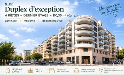 Vente appartement 4 pièces Nice (06)
