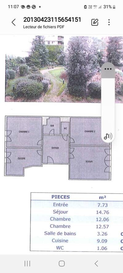 Location appartement 3 pièces Issy-les-Moulineaux (92130)