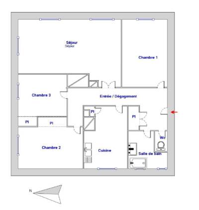 Location appartement 4 pièces Toulouse (31)