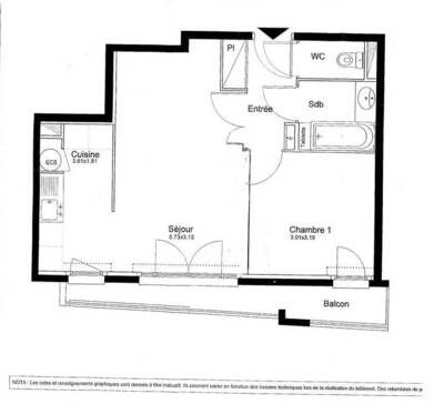 Vente appartement 2 pièces Saint-Denis (93)