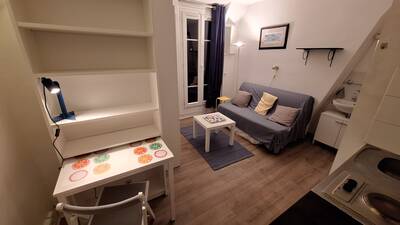 Location appartement studio Paris 17e