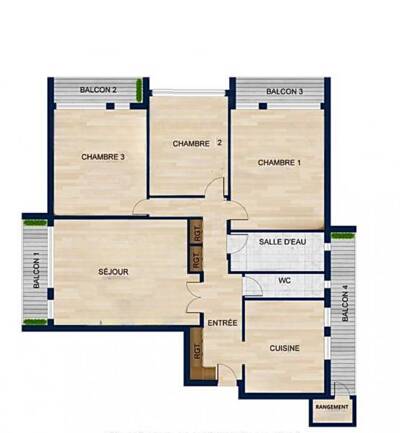 Vente appartement 4 pièces Annemasse (74100)