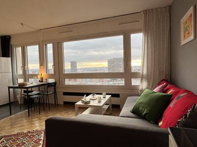 Location appartement studio Paris 13e