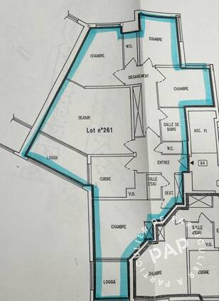 Appartement a louer cergy - 5 pièce(s) - 96.36 m2 - Surfyn